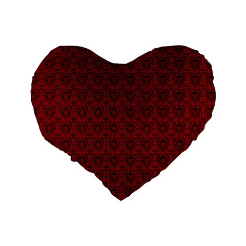 Lovelilly Standard 16" Premium Flano Heart Shape Cushion