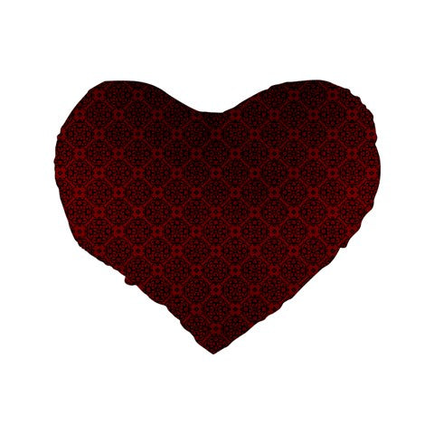 Vampblossom Standard 16" Premium Flano Heart Shape Cushion