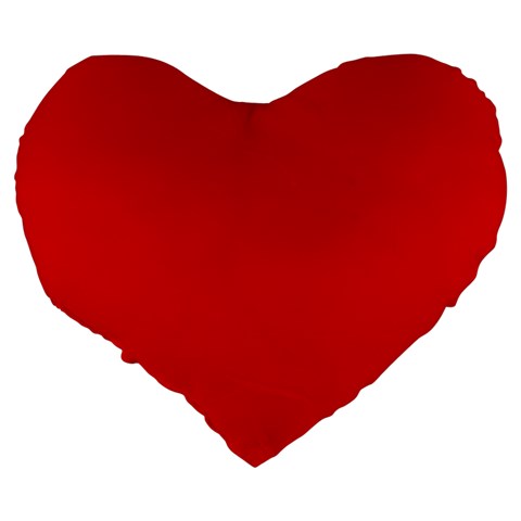 Chilling Large 19" Premium Flano Heart Shape Cushion