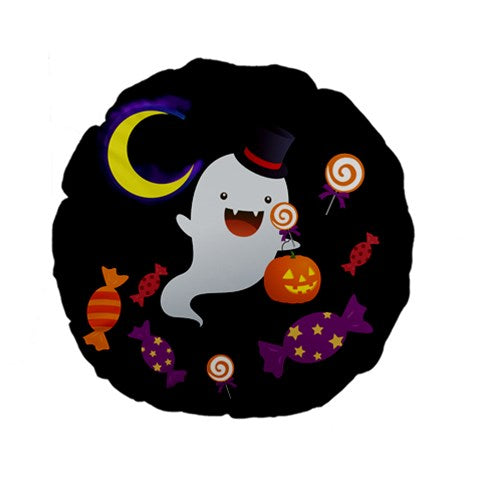 Sugar Rush Spook Standard 15" Premium Flano Round Cushion