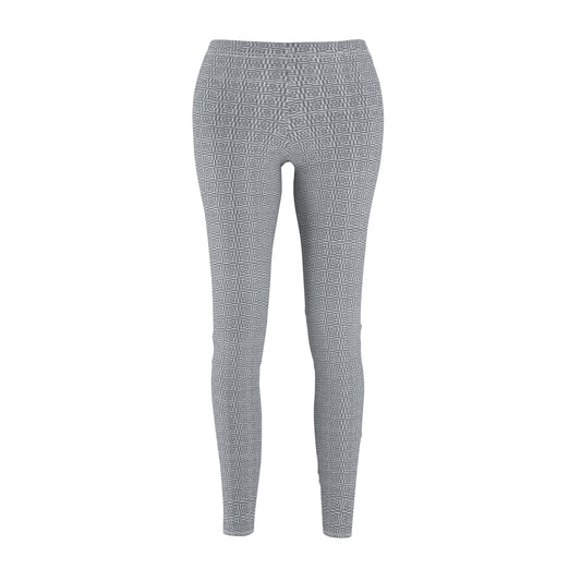 grey eyelet Casual Leggings