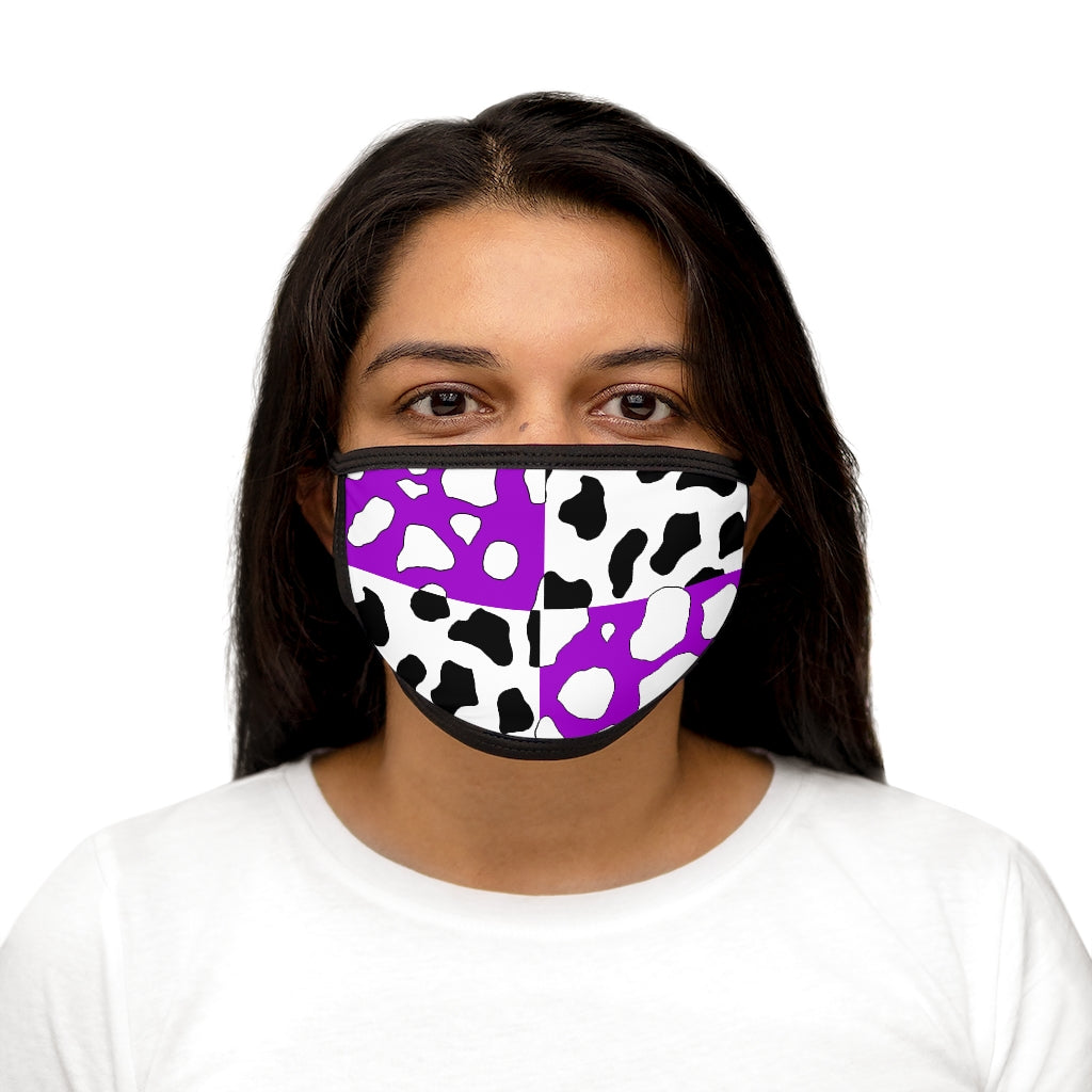 e-boy Purple Cowboi Mixed-Fabric Face Mask