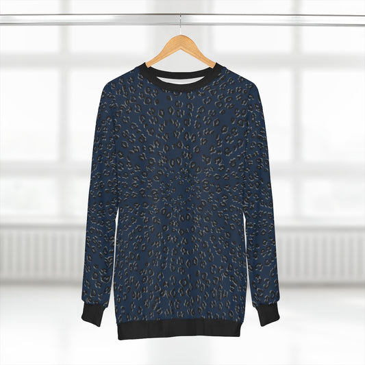 Navy Cheetah Sweatshirt