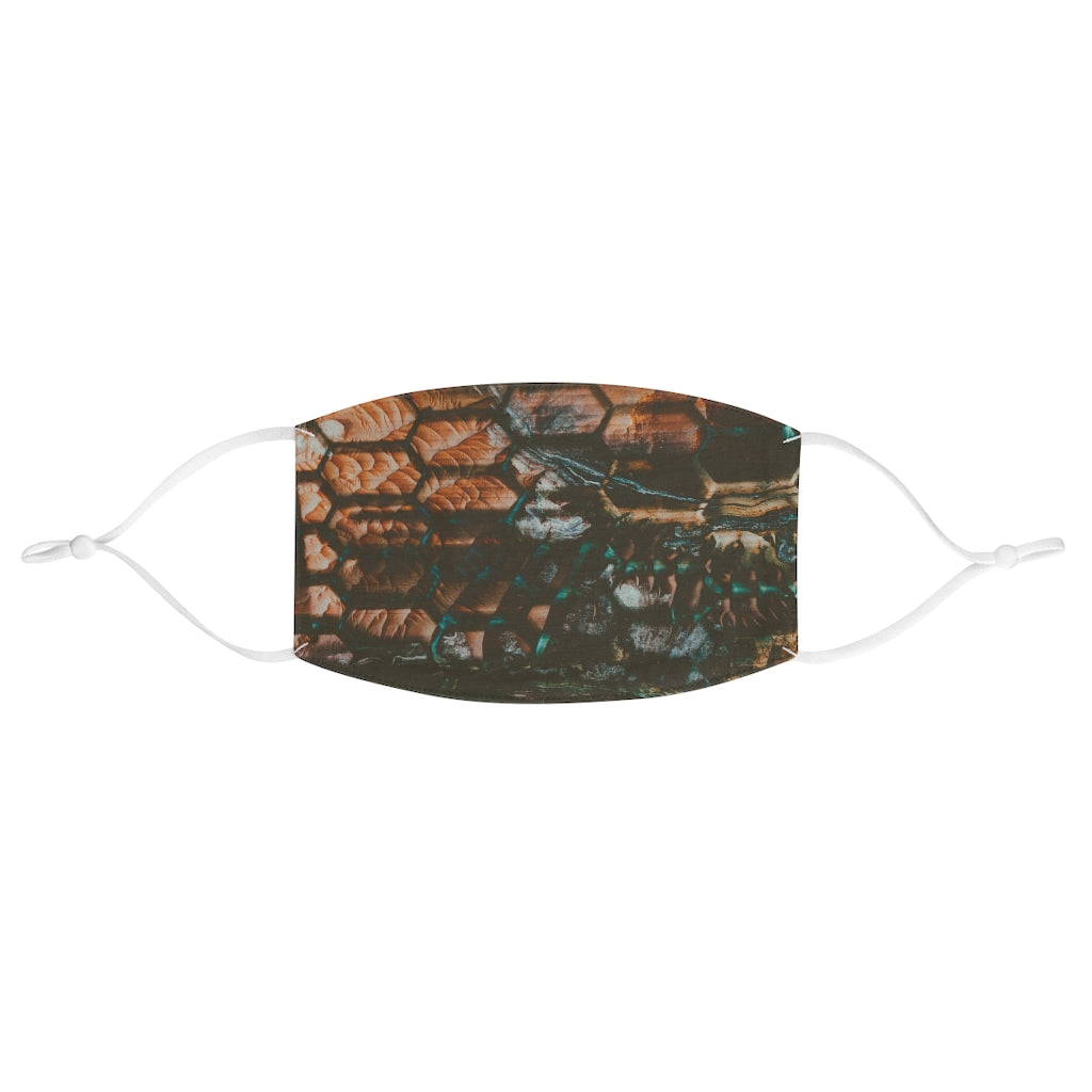 Dino Skin Print Fabric Face Mask