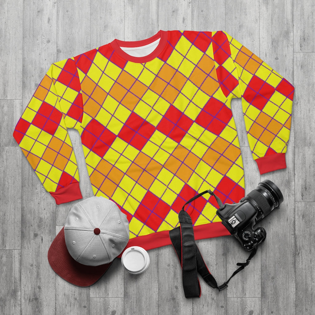 Ketchup And Mustard Argyle Sweatshirt