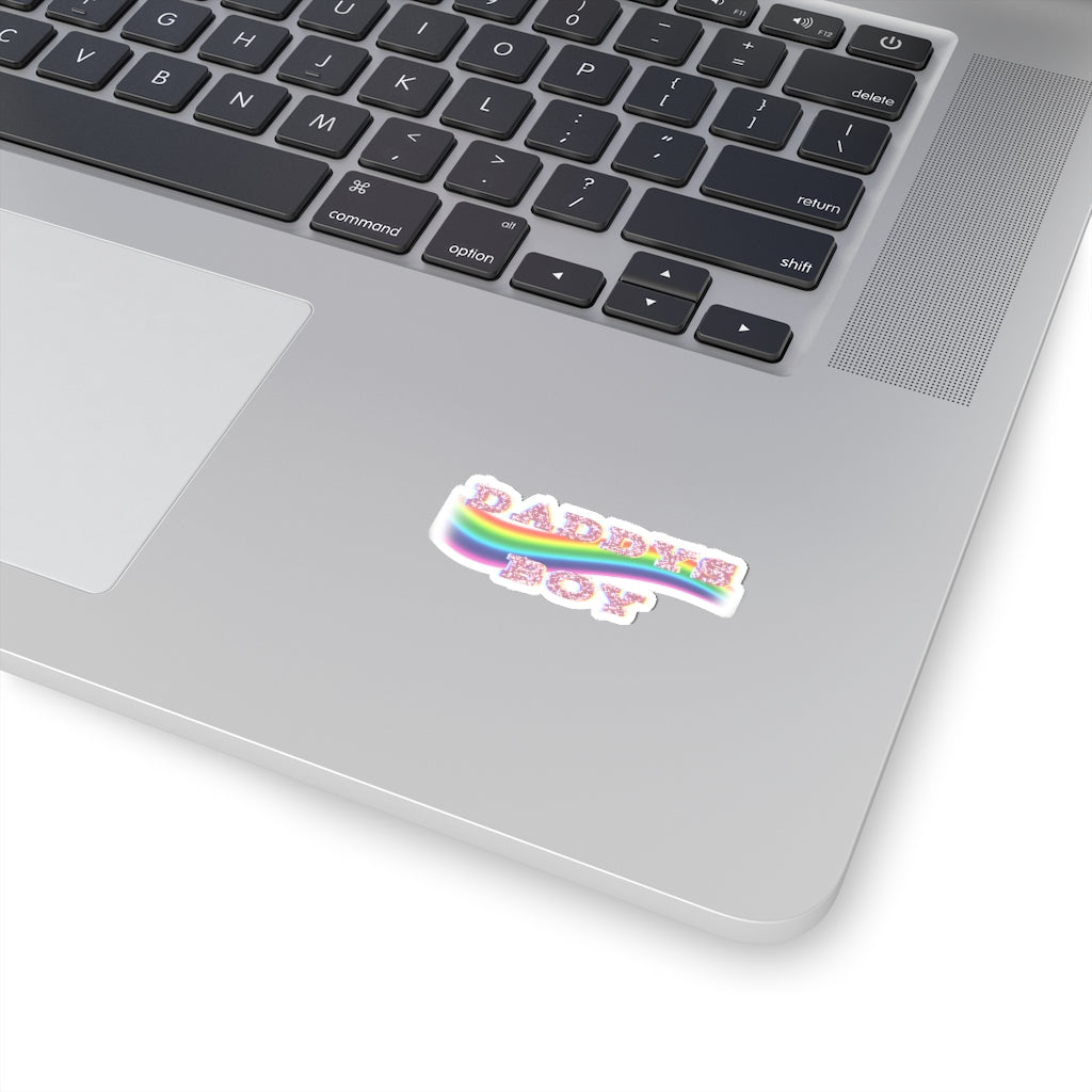 Daddys Boy Kiss-Cut Stickers