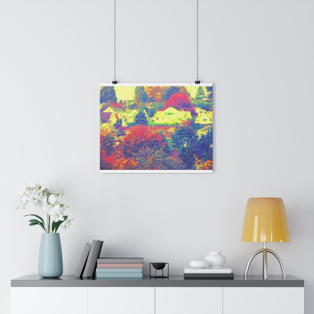 Autumn From The East Window Giclée Art Print