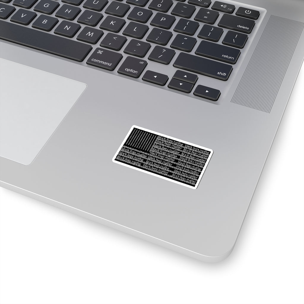 Black Lives Matter Flag Kiss-Cut Stickers