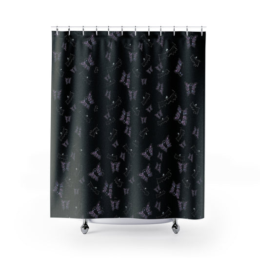 butterflies and bats Shower Curtain