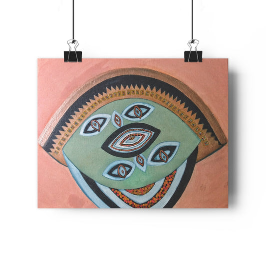 "The Eyes In Seven Windows" Giclée Art Print