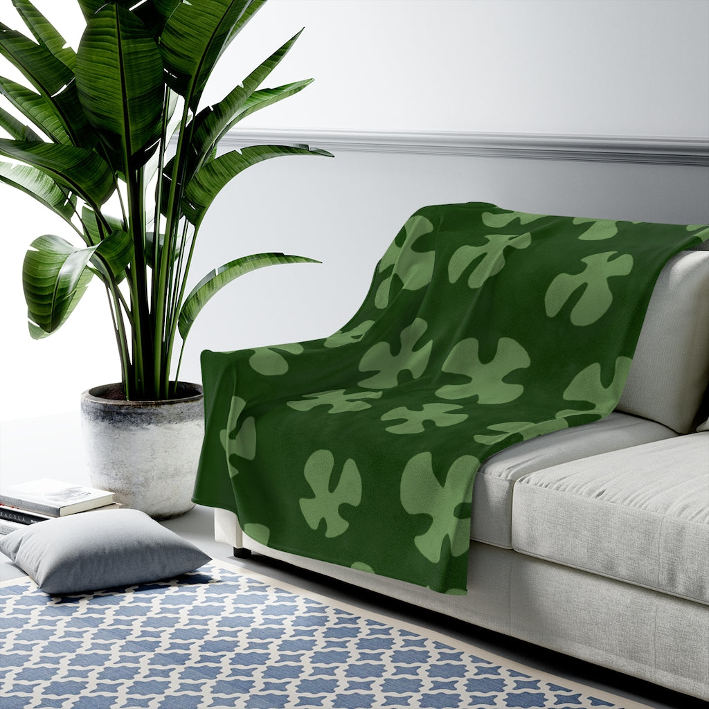 reggies camo Velveteen Plush Blanket