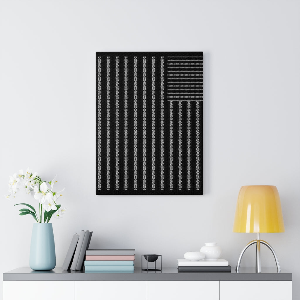 Black Lives Matter Flag Stretched Canvas