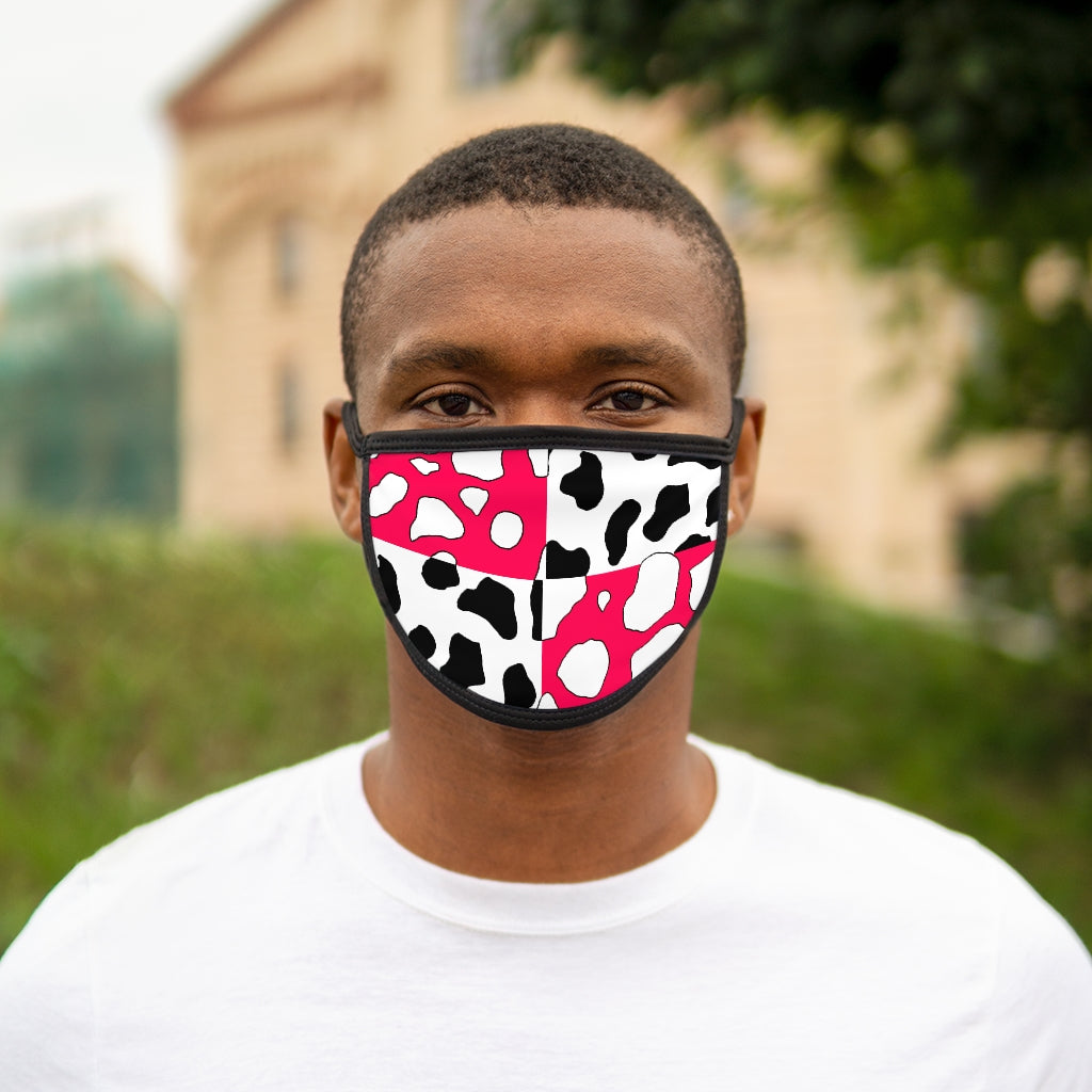 e-boy Pink Cowboi Mixed-Fabric Face Mask