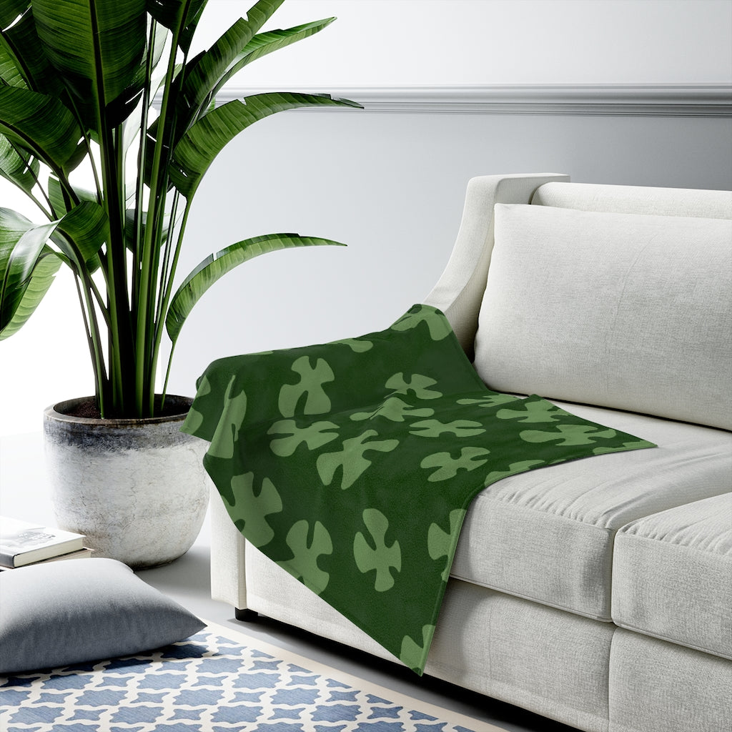 reggies camo Velveteen Plush Blanket