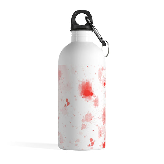 blood spatter Stainless Steel Water Bottle
