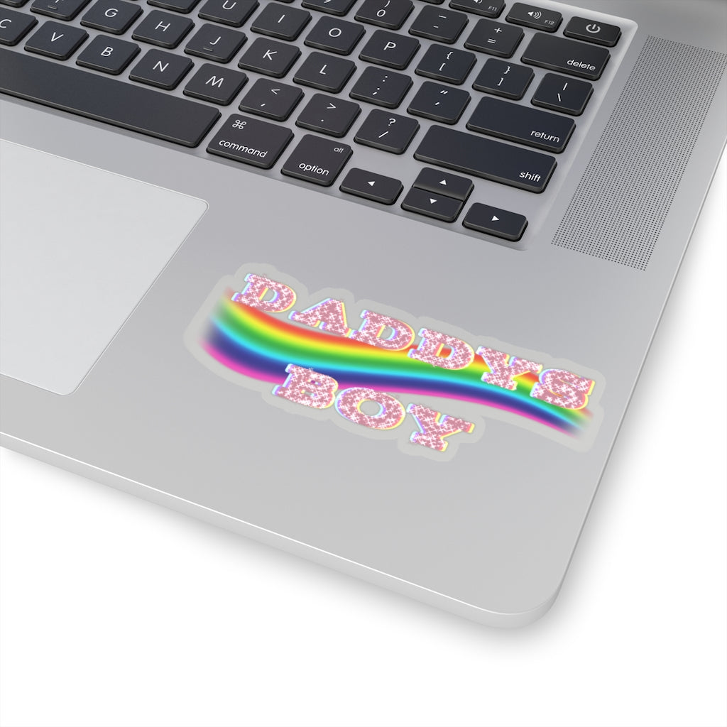 Daddys Boy Kiss-Cut Stickers