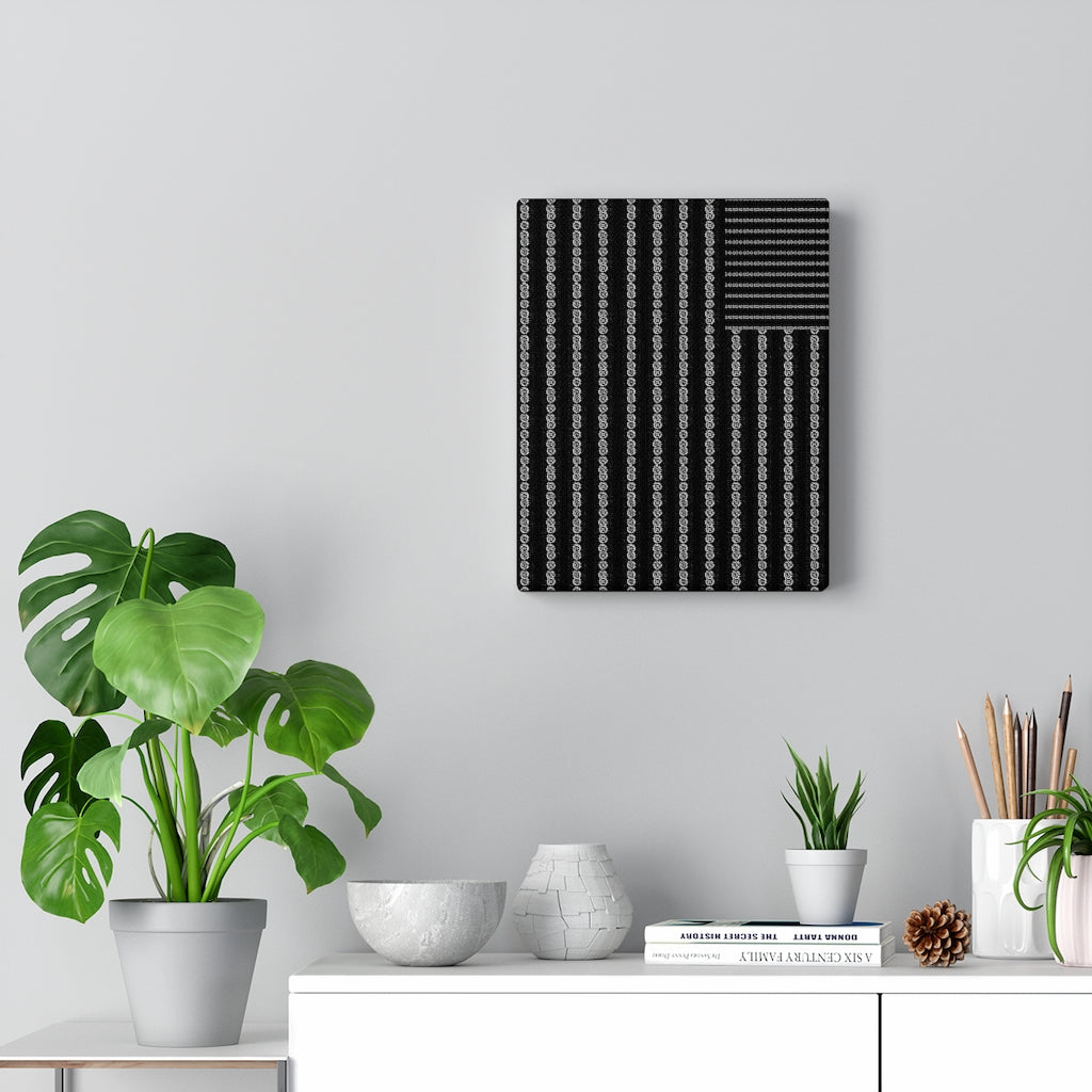Black Lives Matter Flag Stretched Canvas