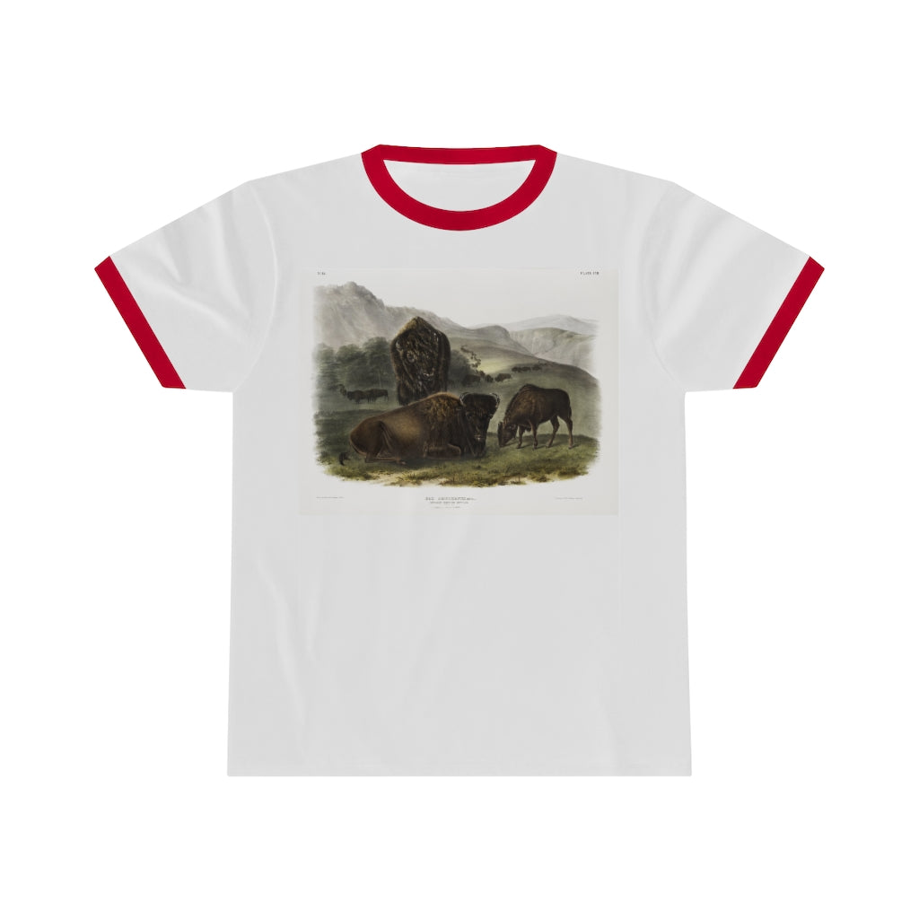 bison zoology Unisex Ringer Tee