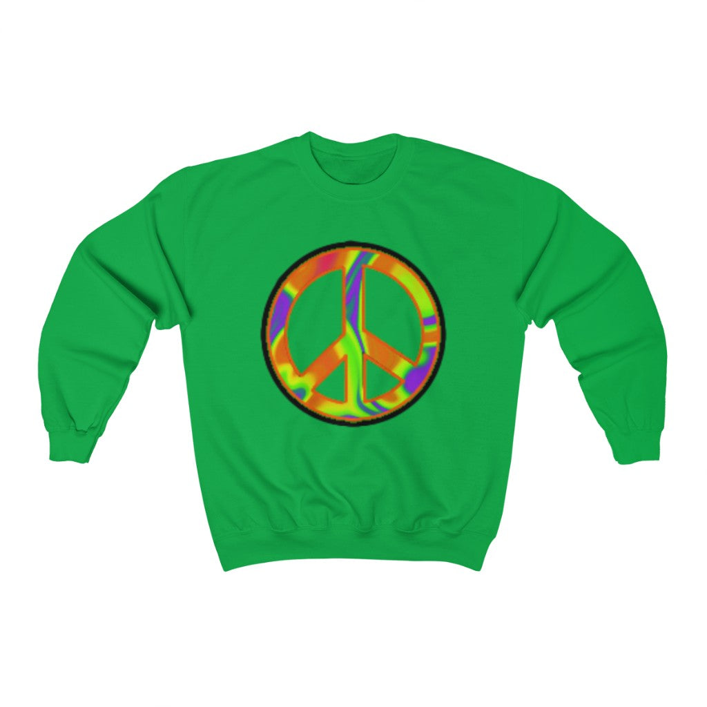 pixel peace sigil Crewneck Sweatshirt