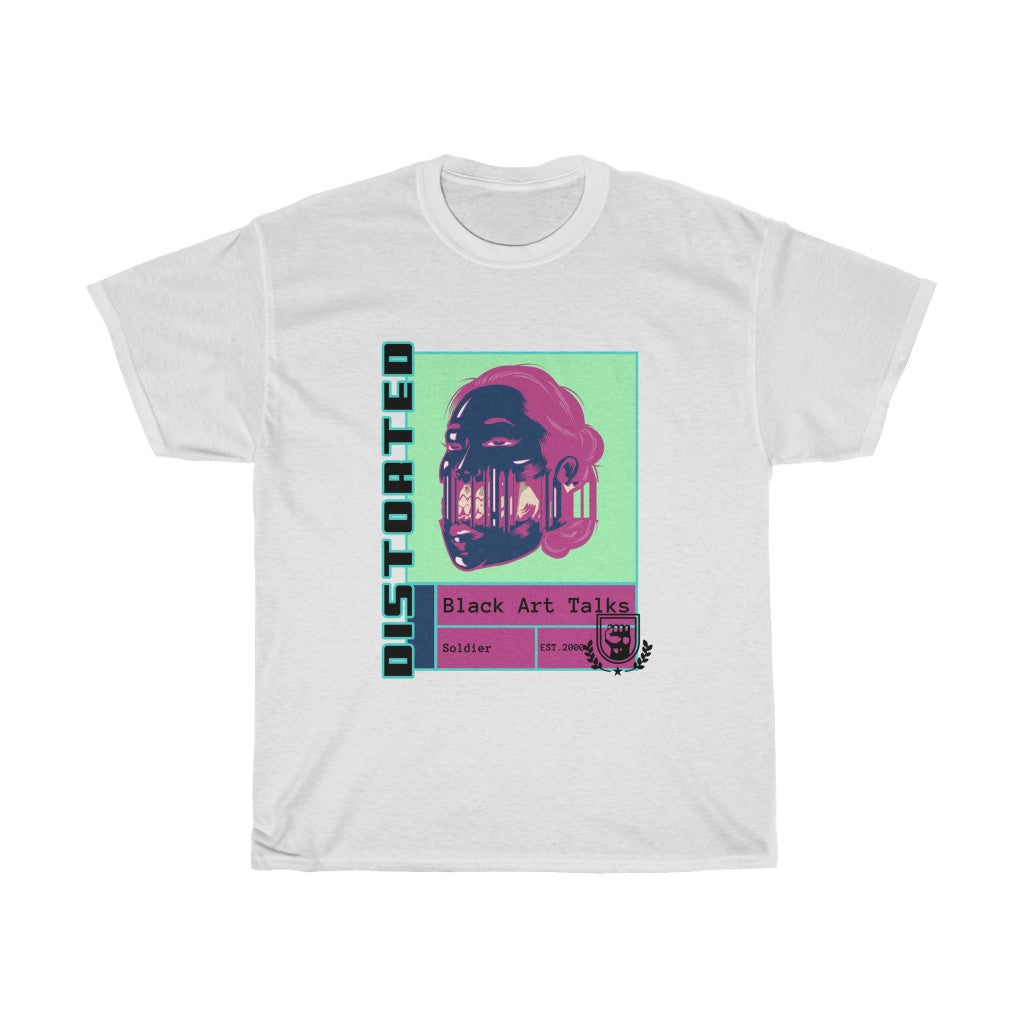 Black Art Talks (Distorted) Cotton Tee