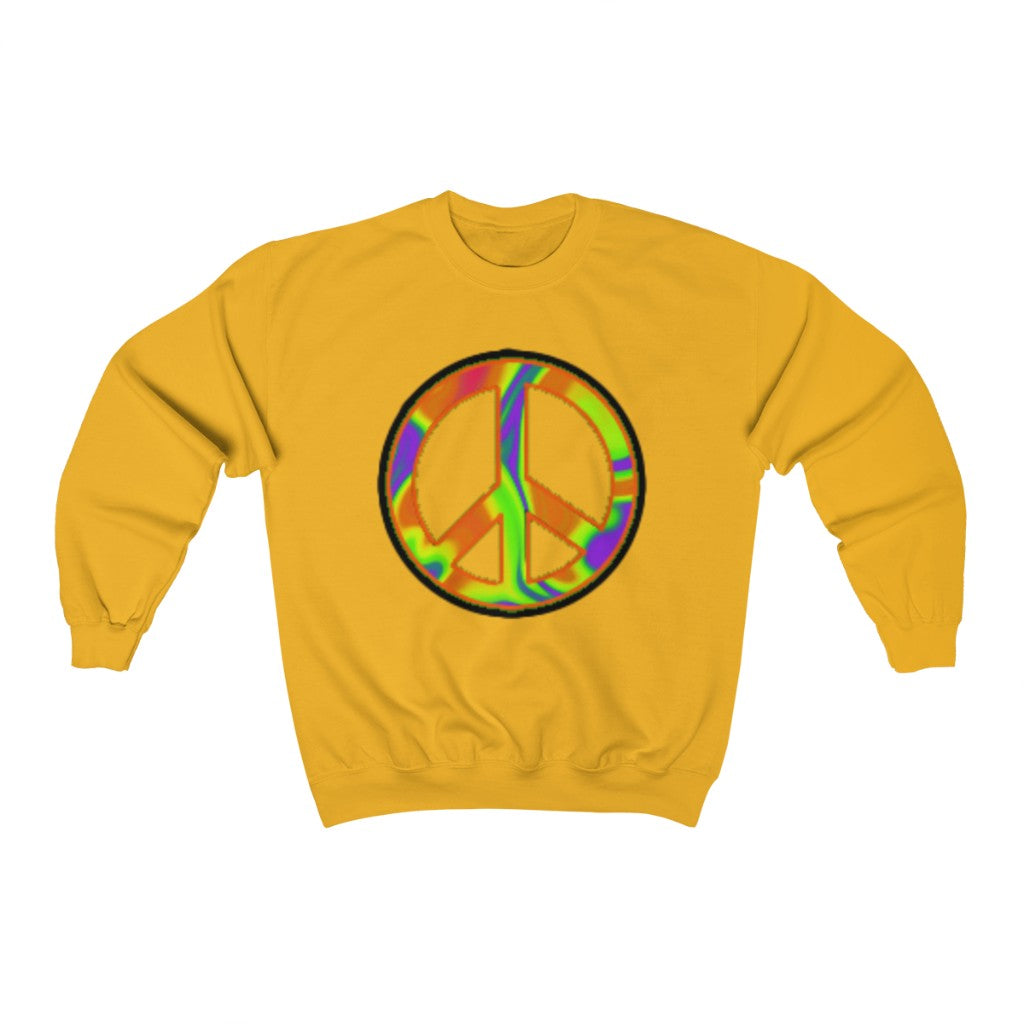 pixel peace sigil Crewneck Sweatshirt