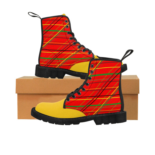 Hufflestuff Preppy Small Sized Canvas Boots