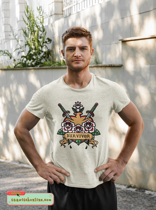 Survivor Heart Cotton Tee