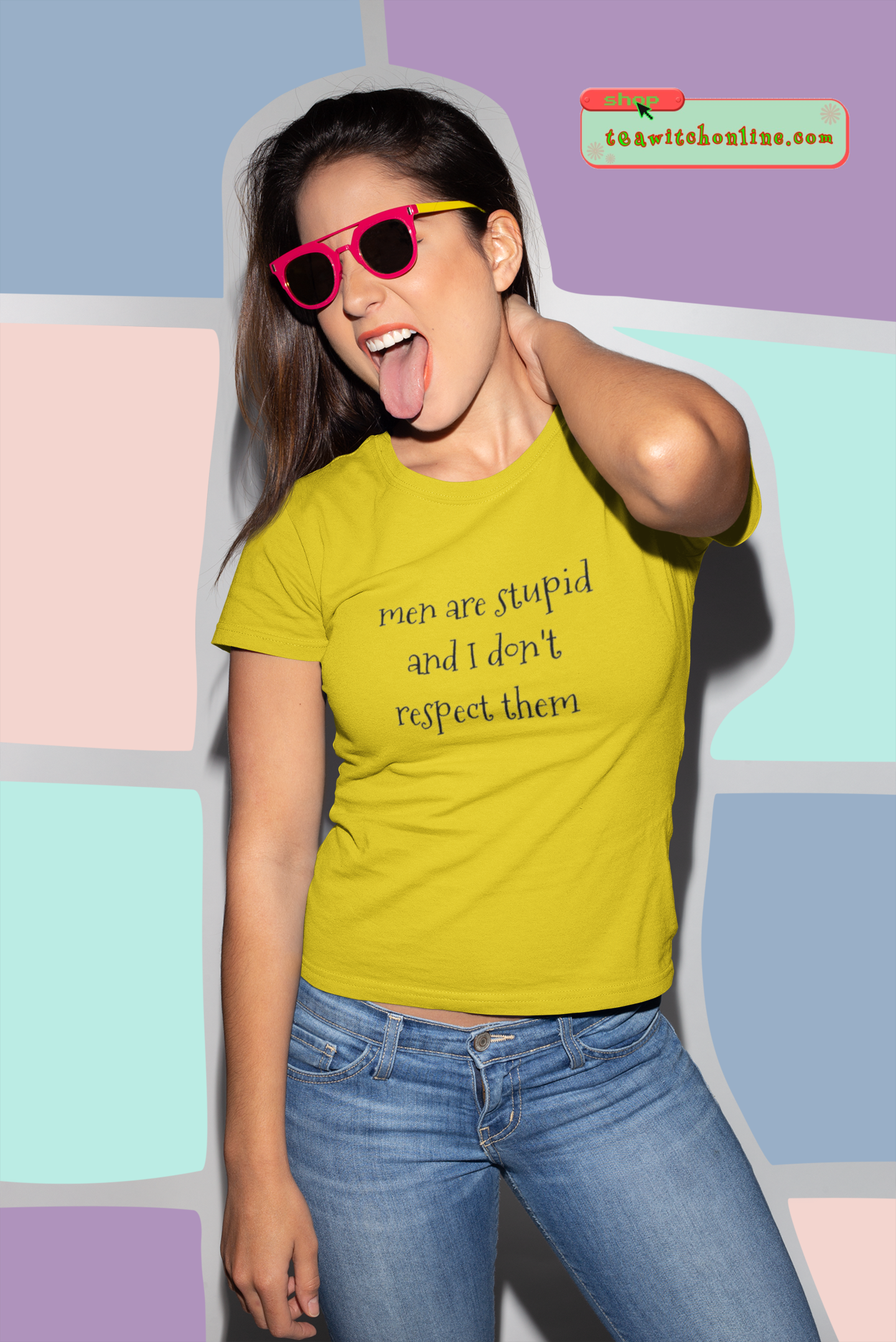 Men Are Stupid And I Don't Respect Them Cotton Tee