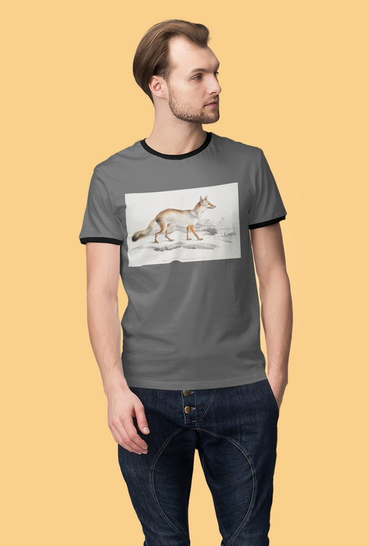 fox zoology Unisex Ringer Tee