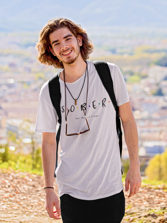 SOBER ( one day at a time) Cotton Tee