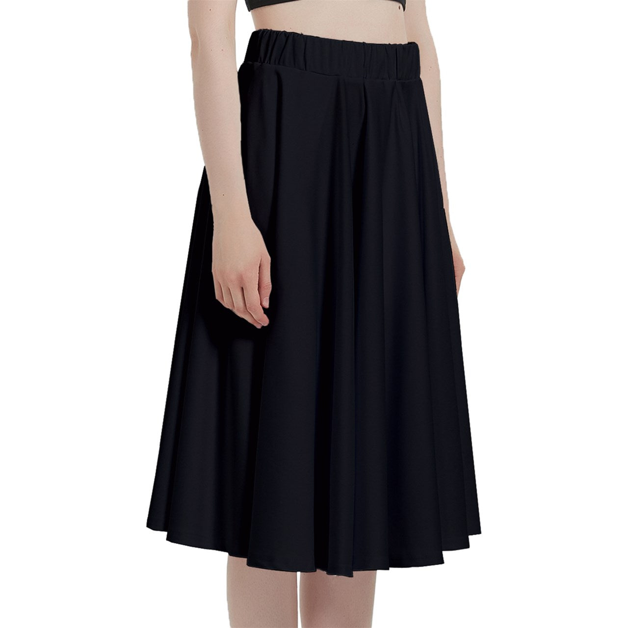 Heart Shaped Box Midi Skirt With Pocket