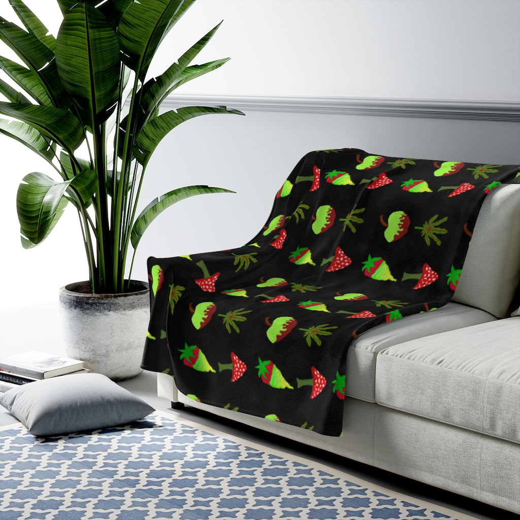 Saturn's Substance Velveteen Plush Blanket