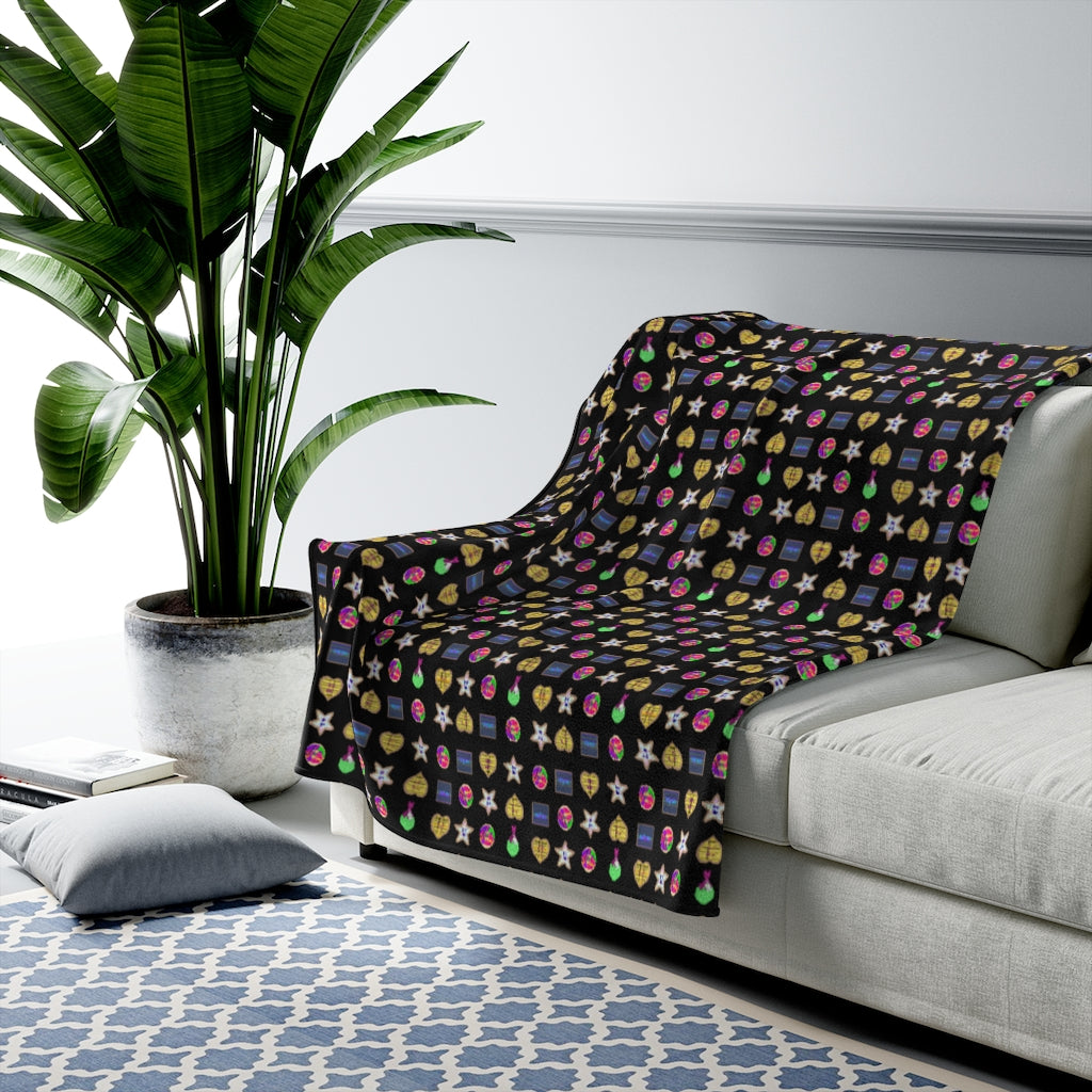 alice's cookies Velveteen Plush Blanket