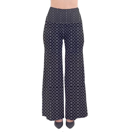 black white floral So Vintage Palazzo Pants