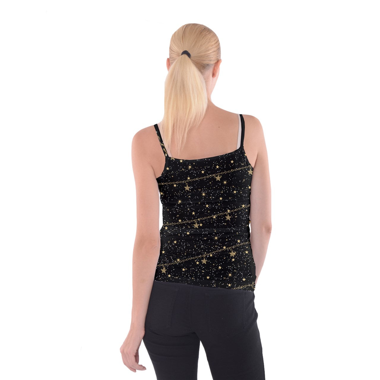 chain of stars Spaghetti Strap Top