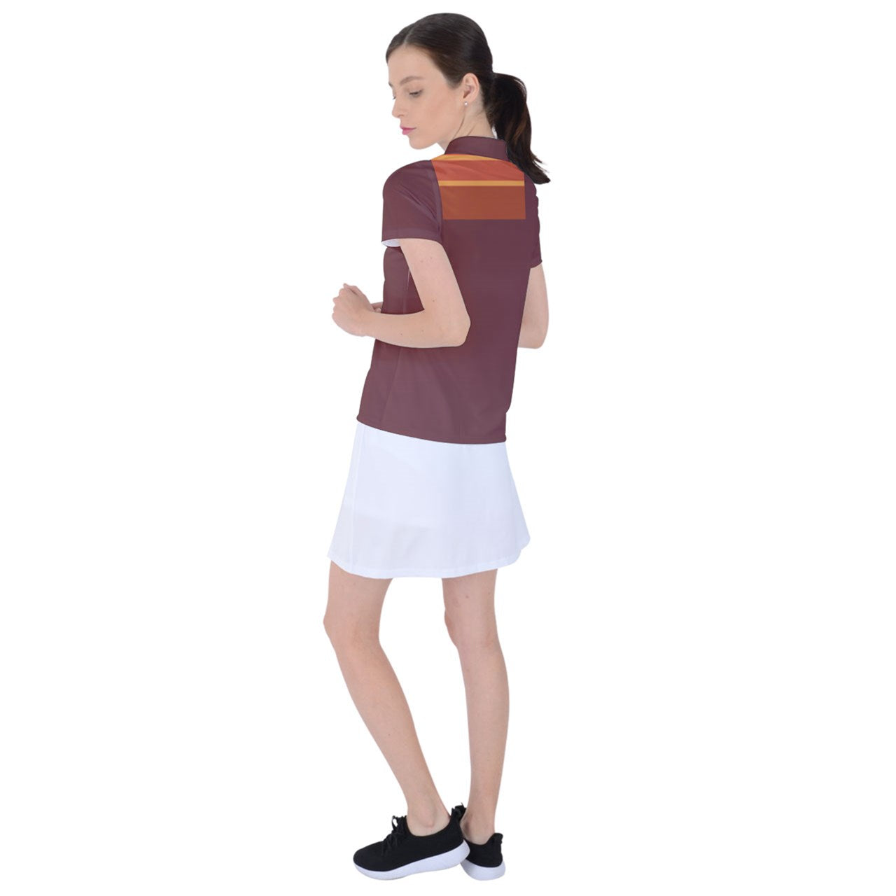 sienna multistripe Polo Tee