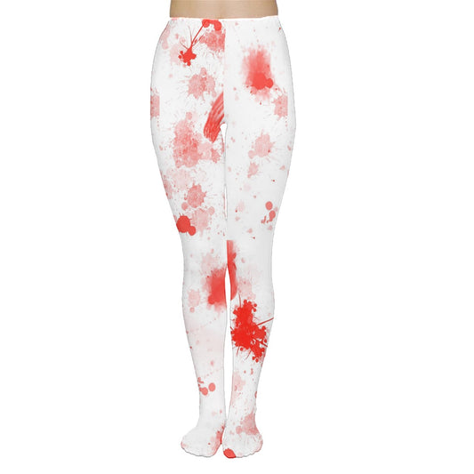 blood spatter Tights