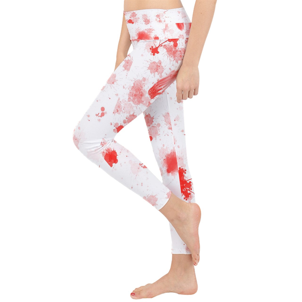 blood spatter Lightweight Velour Classic Yoga Leggings