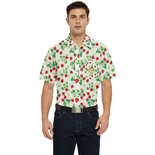 strawberry shortcake Short Sleeve Pocket Shirt