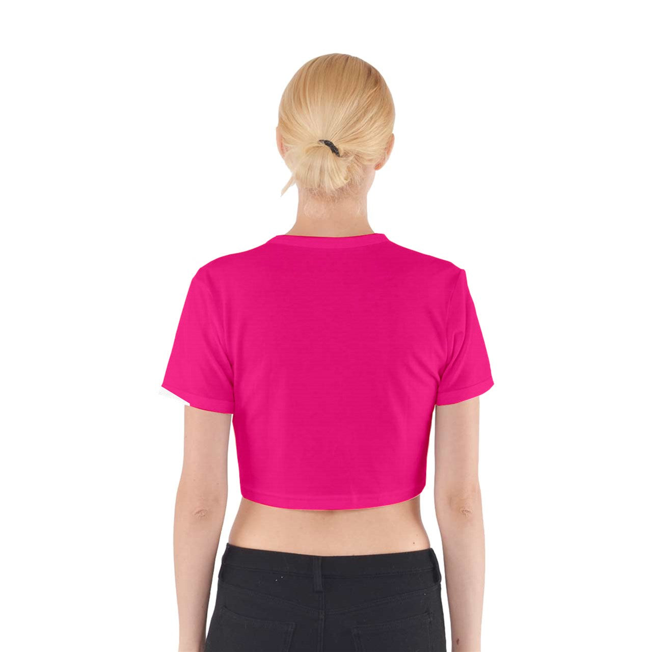 reggies green rocket ship Cotton Crop Top