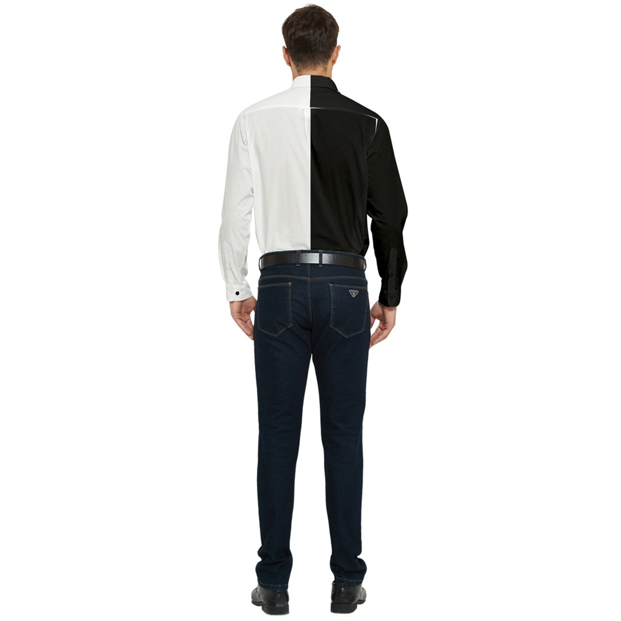 Split Shade Long Sleeve Shirt
