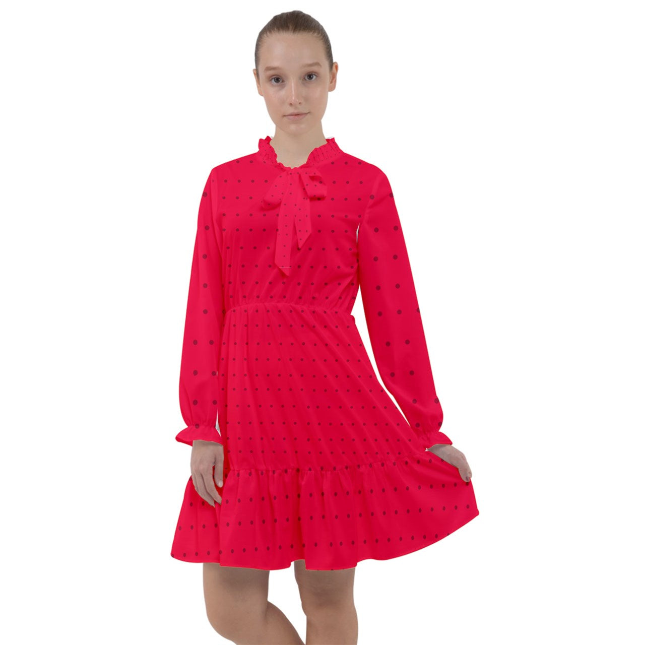 Strawberries Red Dress
