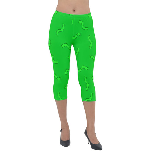 Charlie Fishe's Velour Capri Leggings