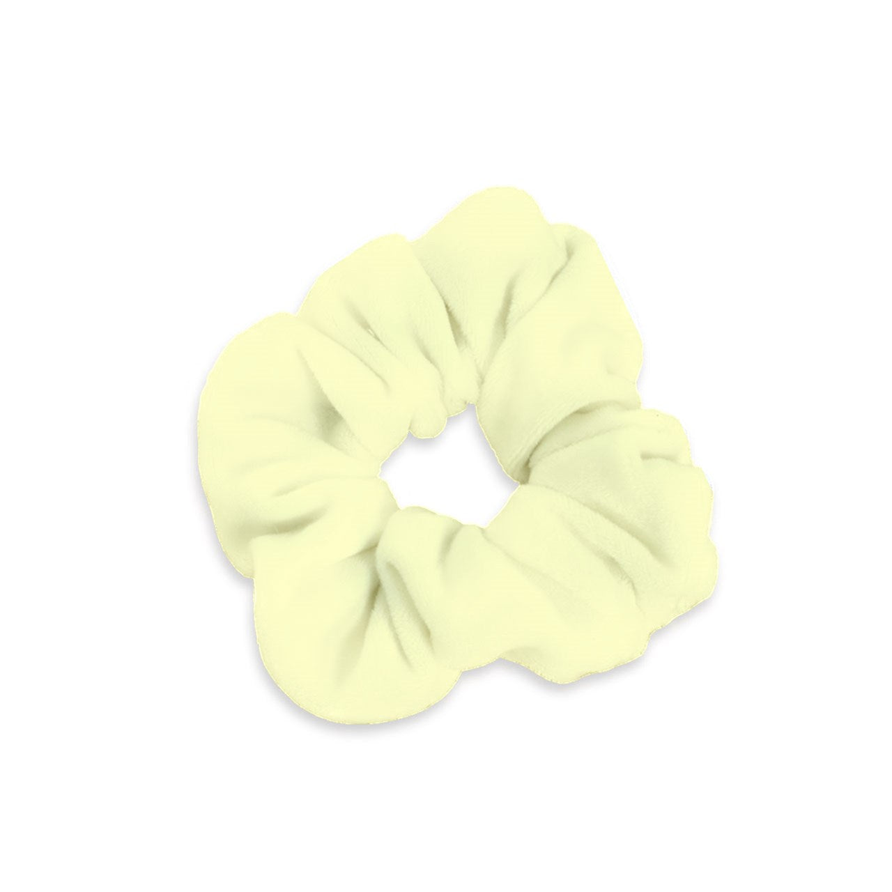 Icee Yellow Velvet Scrunchie