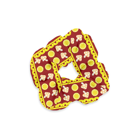 Magick Lemonade Stripes Velvet Scrunchie