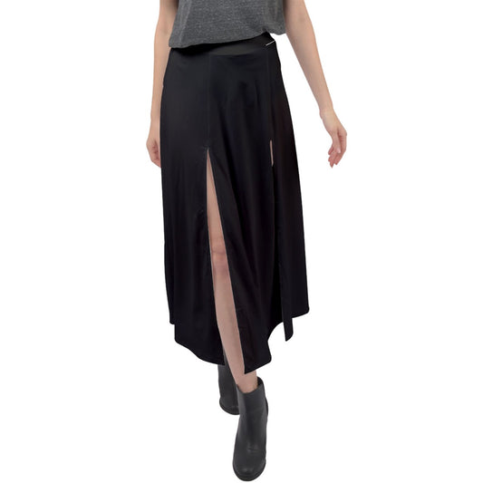Jackdaw Velour Split Maxi Skirt