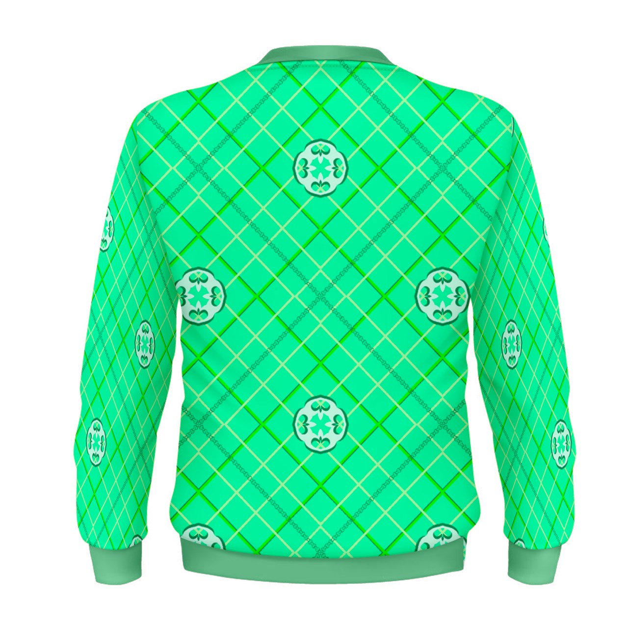Seafoam Argyll Sweatshirt
