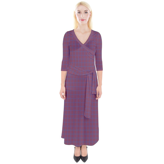 PomPom Parade Wrap Maxi Dress
