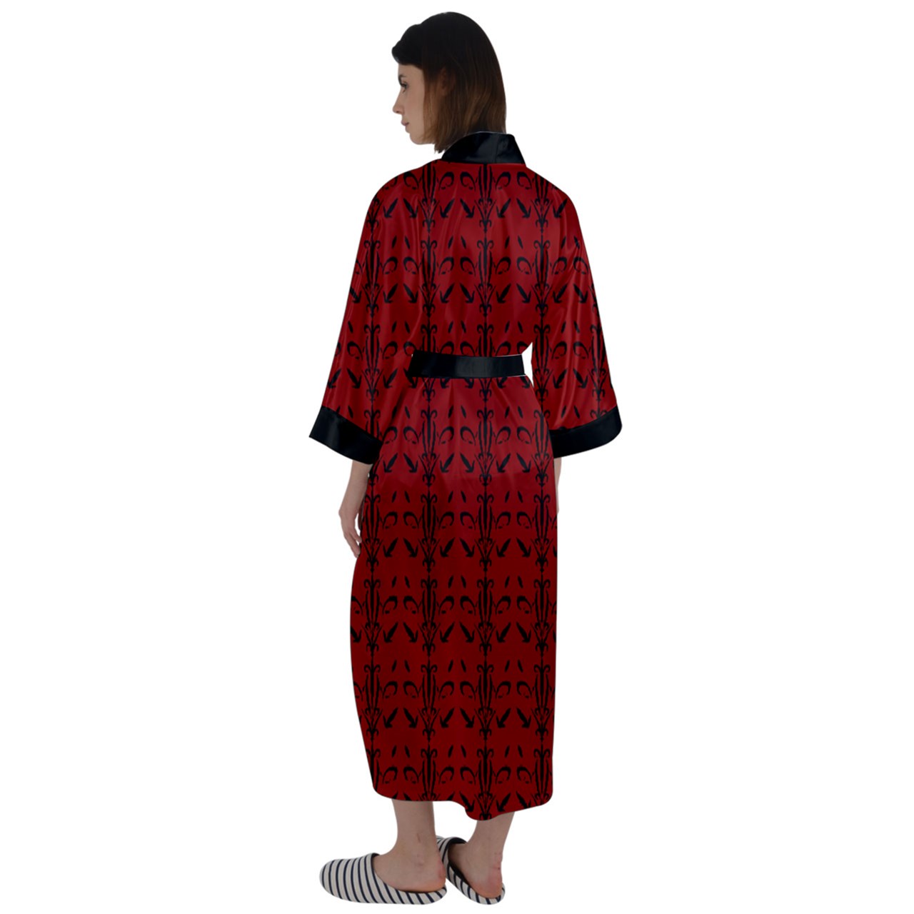 Vamplilly Maxi Satin Robe