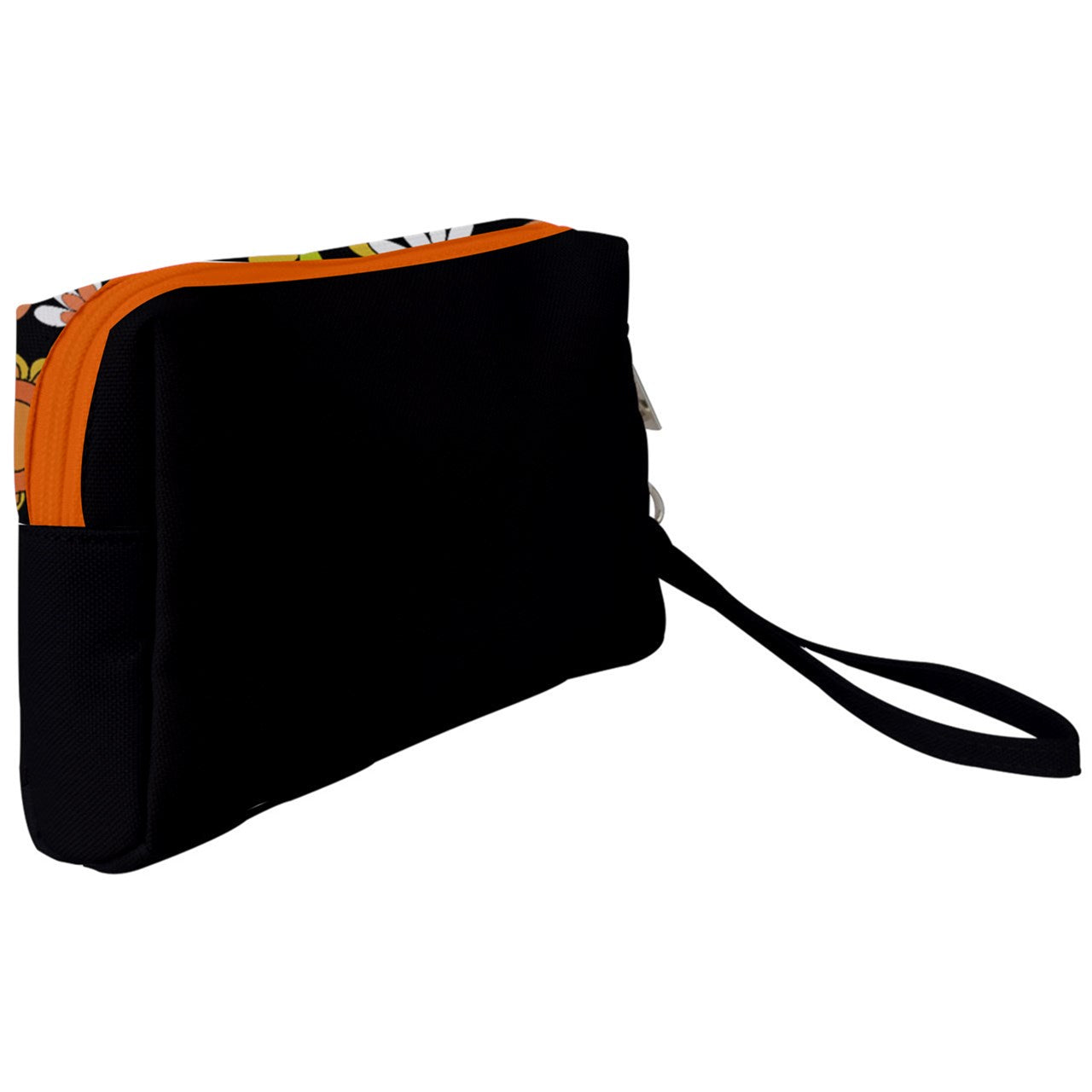 Classic Boho Flowers Wristlet Pouch Bag (Small)